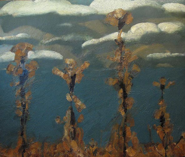 ''Flowers and Clouds'', 2008, Oil on Canvas, 50x60cm