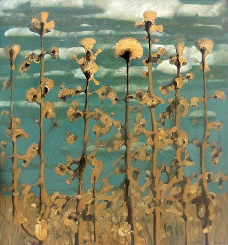 ''Mountain Flowers'', 2008, Oil on Canvs, 137x125 cm