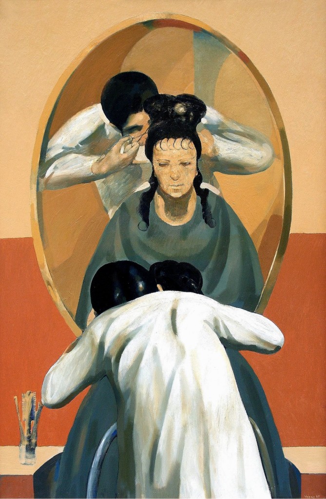 ''Beauty Salon'', 2007, Oil on Canvas, 150x93 cm