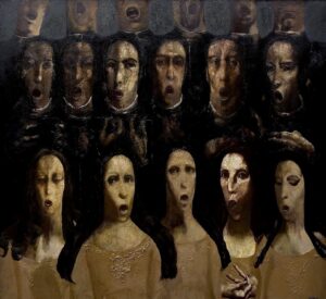 ''Chorus'', 2004, Oil on Canvas, 125x137 cm