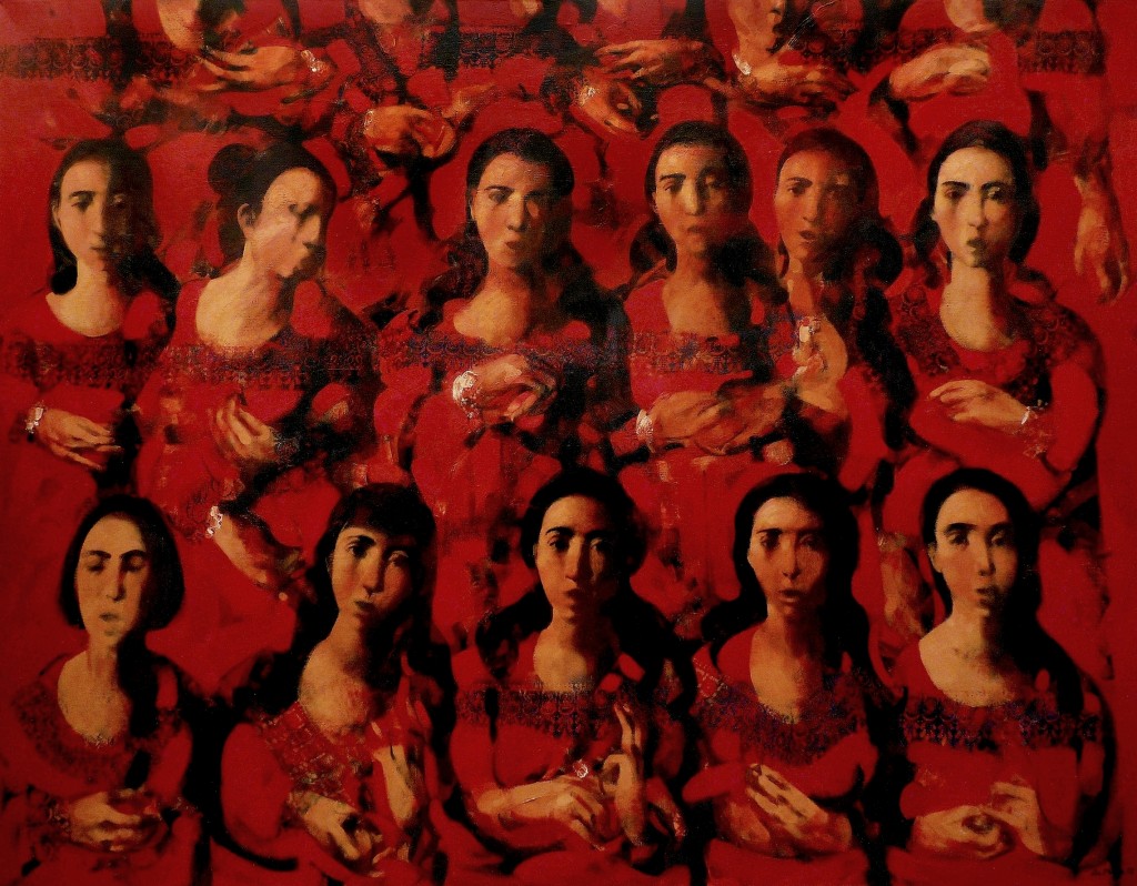 ''Chorus'', 2012, Oil on Canvs, 140x181 cm