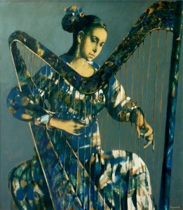 ''Music'' 2012, Oil on canvas,120x104 cm