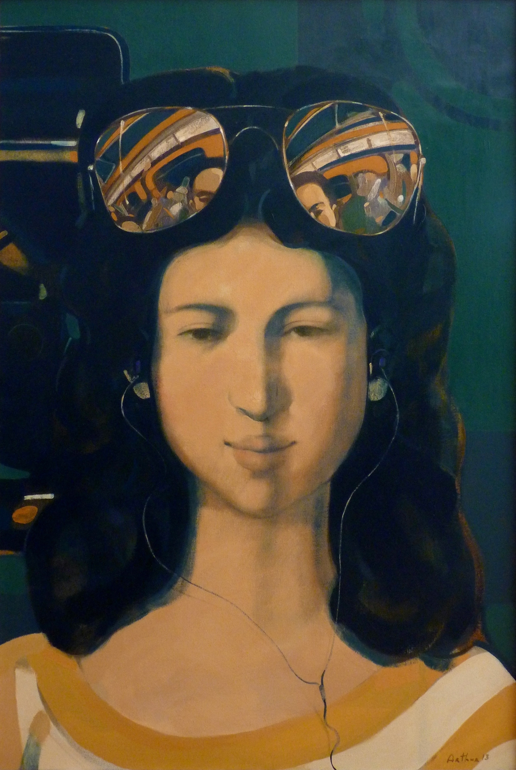 ''Passenger'' 2013, Oil on Canvas, 105X71 cm