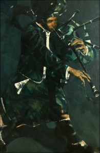 ''Musician''. 2015. Oil on Canvas. 140x90cm