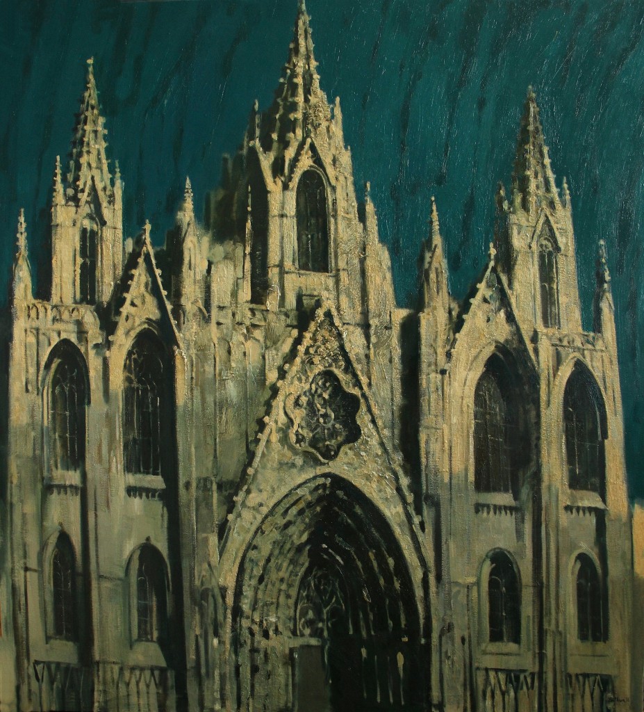 ''Cathedral''. 2016 oil on canvas 137x125 cm
