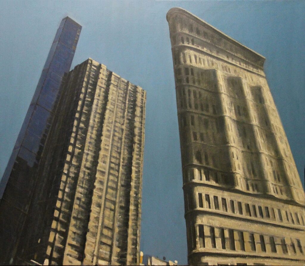 ''New York. Living forms''N 1, 2022, Oil on canvas, 105x120 cm