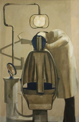 ''Dentist’s Shop'' 2007, Oil on Canvas, 143x93 cm