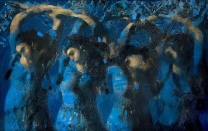 ''Dance", 2010, Oil on Canvas, 93x147 cm[/caption