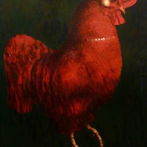 ''Rooster", 2007, Oil on Canvas, 100x80 cm