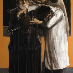 ''Barber's'' 2019, Oil on Canvas, 127x93 cm