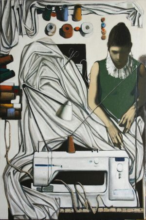 ''Atelier'' 2020, Oil on Canvas, 120x80 cm