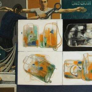 ''TERMINAL A, GATE 5'' 2021, Oil on canvas, 130x170 cm