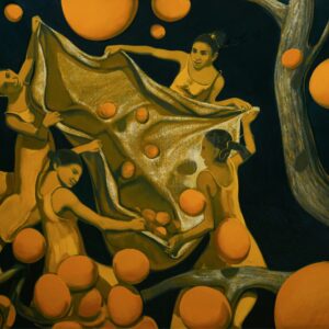 “Harvest. Vardapet’s dream” 2025, oil on canvas, 130×165 cm